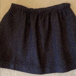 Navy Gold Skirt